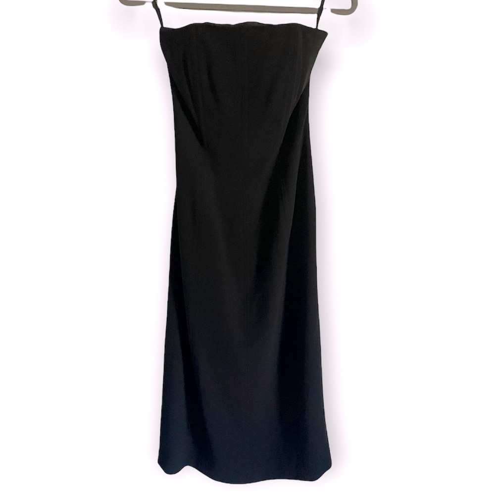 Banana Republic Strapless Black Dress